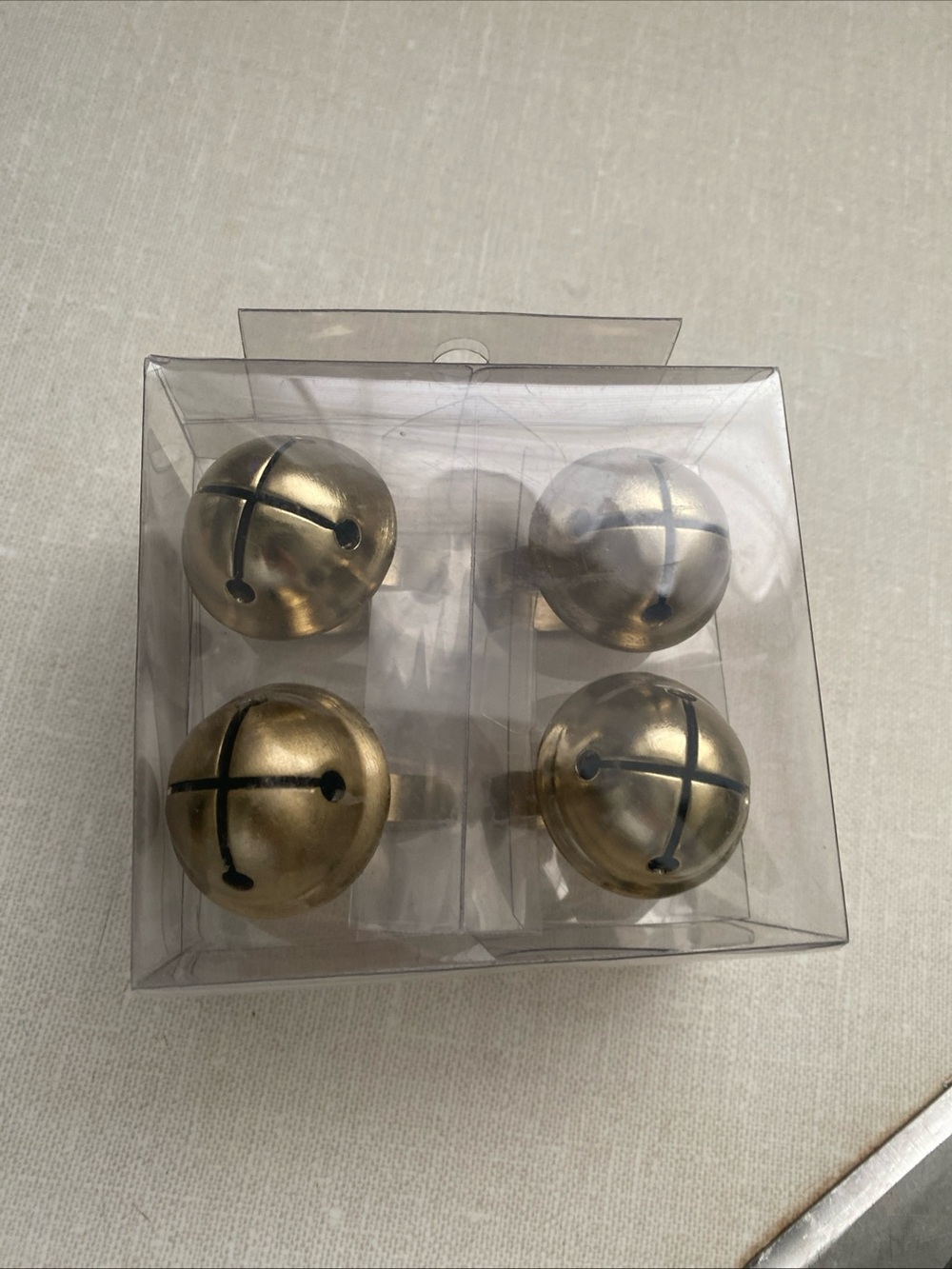 Threshold Bell Napkin Rings Set Of 4 Christmas New